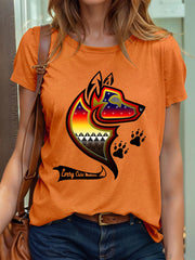 Women's Every child matters Aboriginal Wolf T-shirts