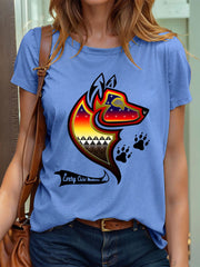 Women's Every child matters Aboriginal Wolf T-shirts