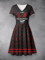 Women's MMIW Printed Casual Dress