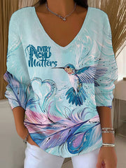 Women's Every child matters V-neck tops