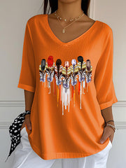 Women's Indigenous V-Neck T-Shirts