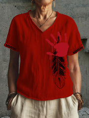 Women's MMIW V-neck tops