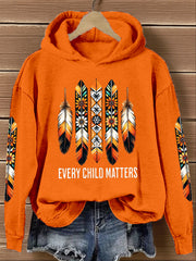 Women's Every Child Matters Feather Print Hoodie
