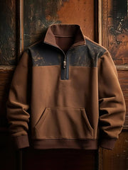 Men's Loose Basic V-Neck Printed Short Sleeve T-Shirt