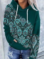 Women's Retro Western Graphic Hoodie