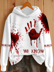 Women's we know MMIW hoodie