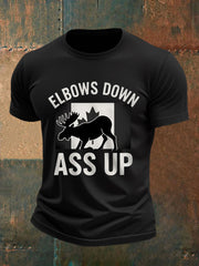 Men's Elbows Down Ass Up Canada Casual Tee