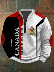 Men's Canada Print Casual Top