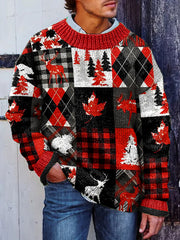 Men's Canadian Geometric Animal Tops