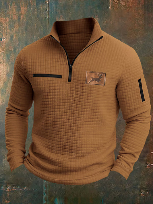 Men's Retro Western Casual Long Sleeve Sweatshirt / Hoodie