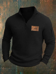 Men's Retro Western Casual Long Sleeve Sweatshirt / Hoodie