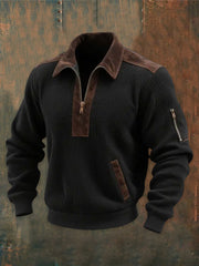 Men's Retro Western Printed Casual Long Sleeve Sweatshirt / Hoodie