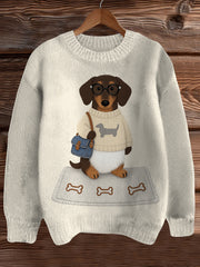 Women's Sweater Dachshund Sweatshirt