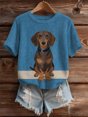 Women's Dachshund Short-sleeved T-shirt