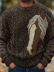 Men's Western Style Cozy Sweater