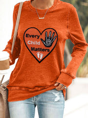 Women's Every Child Matters Embroidered Sweatshirt