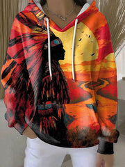 Women's indigenous art hoodie