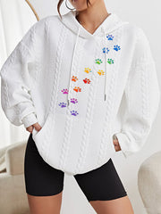 Women's dog claw hoodie