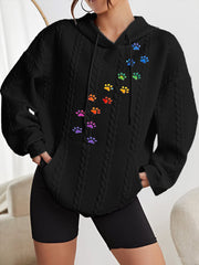 Women's dog claw hoodie