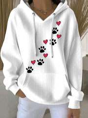 Women's dog claw hoodie