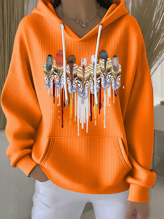 Women's orange shirt indigenous hoodies