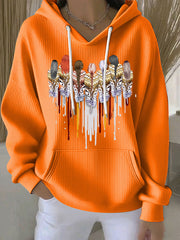 Women's orange shirt indigenous hoodies