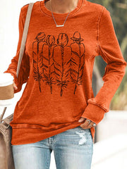 Women's orange shirt indigenous sweatshirts