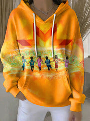 Women's orange shirt day hoodies
