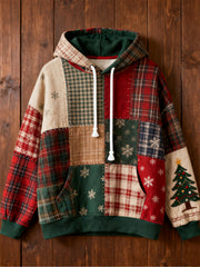 Women's Christmas Print Casual Hoodie
