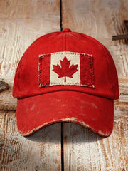Canada flag retro unisex hats