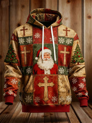 Men's Christmas Print Casual Hoodie