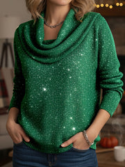 Women's Christmas Turtleneck Casual Tops