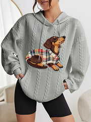 Women's Dog Art Print hoodie