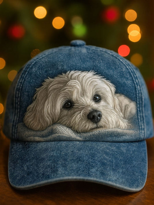 Unisex Dog Art Print Hat