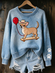 Women's fun Chihuahua Dog tops