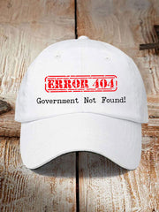 Error 404 Government Not Found Unisex Hats