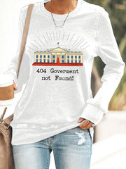 Women's 404 Government Not Found Sweatshirts