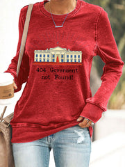 Women's 404 Government Not Found Sweatshirts