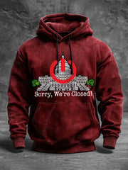 Men's Sorry We're Closed' hoodies