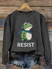Women's Frog Resist Printed Sweatshirt