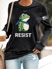 Women's Frog Resist Printed Sweatshirt