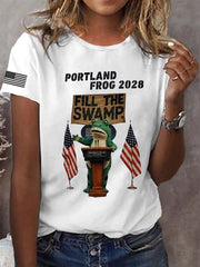 Women's Portland Frog 2028 Short Sleeve T-Shirt