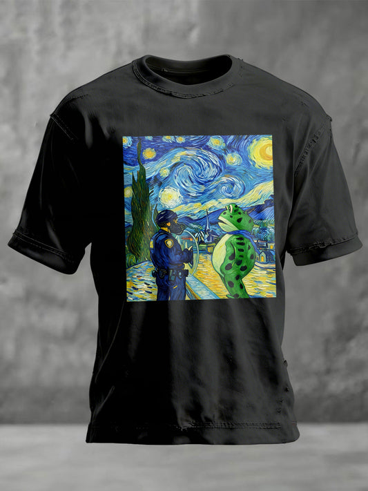 Men's FDT Polish Frog Print short sleeves t-shirt