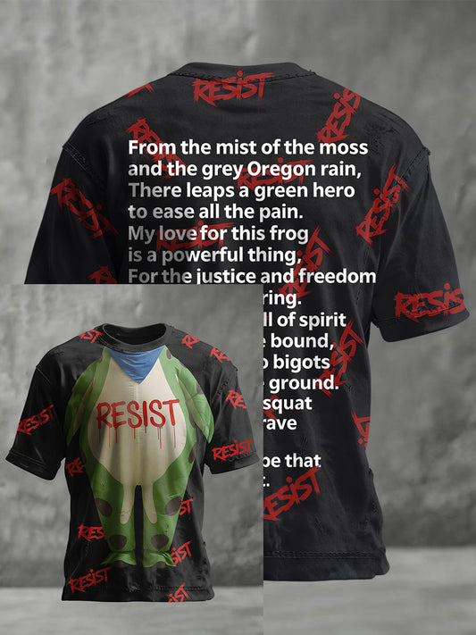 Men's FDT Polish Frog Print short sleeves t-shirt