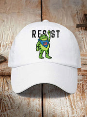 Unisex Portland Frog Resist Print Hat