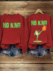 Women's FDT Polish Frog Print Sweatshirt