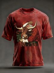 Men's Western Christmas T-shirt
