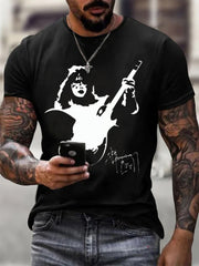 Men's Ace Frehley Printed T-shirt