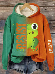 Women's Resist Portland Frog Print Sweatshirt
