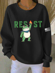 Women's Frog Resist Printed Sweatshirt